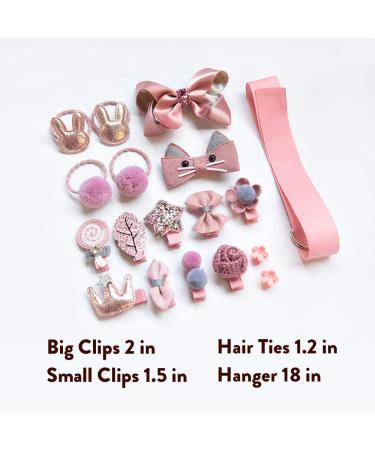 Buy Karlor 18-Piece Girls Hair Clips Set - Star Crown & Flower Hairpins for Toddlers | Perfect Gift for Baby Girls - Buy Online on GoSupps.com