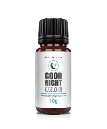 Saint Nutrition GOOD NIGHT Baby Sleeping Aid Beads Soft Support for Falling Asleep and Sleeping with Bach Flower Blend Lavender Thyme & Cinnamon - No Additives 10g