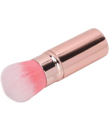 Verdant Touch Powder Brush Retractable Makeup Brush Portable Soft Hair Blush Brush Travel Loose Powder Brush for Makeup Artist Pink - Buy Online on GoSupps.com
