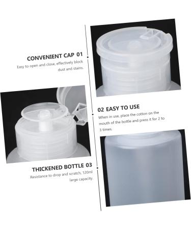  POPETPOP POPETPOP Set of 2 Pump Makeup Bottles Nail Art Storage Box 120ml Squeeze Bottle for Nail Polish Remover - Buy Online on GoSupps.com