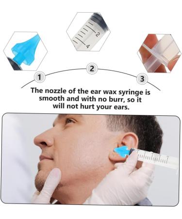 Hemoton Ear Wax Removal Kit - 6pcs Vacum Ear Cleaners & Irrigation Syringe for Humans - Buy Online on GoSupps.com