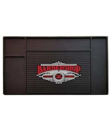 Barber Tools Organizer Mat Reusable Barber Station Mat Wear-resistant PVC Mat For Scissors Trimmers Brush Tools Barber Mats For Stations