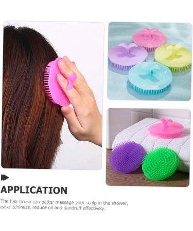 Shop Tovinanna Silicone Scalp Massager - 4-Piece Massage Shampoo Brush for Stress Relief & Hair Care | International Shipping - Buy Online on GoSupps.com