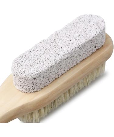 Minkissy 1pc Foot File Callus Remover Pumice Stone Rasp Brush Double Sided Foot Scrubber Body Brush Feet Pedicure Tools - Buy Online on GoSupps.com