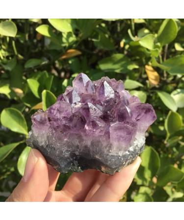 Home Decoration 142g Natural Dream Amethyst Quartz Crystal Cluster Specimen Healing Chakra Stones Crystal Cluster