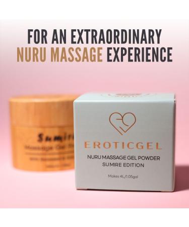 Nuru Massage Gel Therapy Powder 40g - Sumire Edition | Nori Seaweed & Aloe Vera | Paraben & Glycerine Free | Made in Japan | 1.05 gal | Colourless Classic Sumire - Buy Online on GoSupps.com