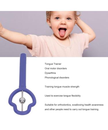 Buy Tongue Tip Exercise Device | Mouth Muscle Trainer for Flexibility & Language Clarity | Improve Speech Development (Blue) - International Shipping - Buy Online on GoSupps.com