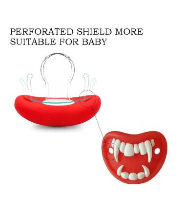 Xiaocao Halloween Baby Pacifier | Cute & Funny Newborn Soothing Pacifier for Halloween Decorations - Buy Online on GoSupps.com