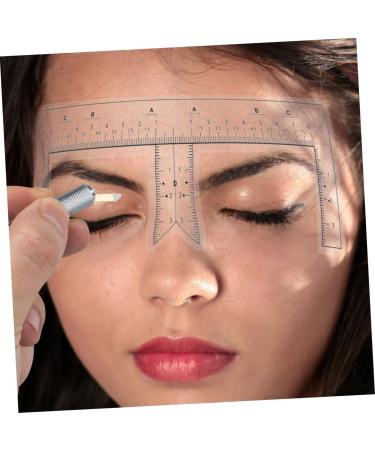 Didiseaon 100pcs Eyebrow Design Ruler Tool Eyebrow Makeup Stencil Brow Ruler Brow Template Guide Ruler Make up - Buy Online on GoSupps.com