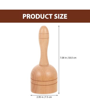 Minkissy Handheld Wooden Cup Massage Tool - Maderotherapy & Lymphatic Drainage Device | Body Shaping | 18x7.5cm - Buy Online on GoSupps.com