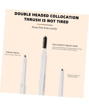 Beavorty 2pcs Enhancer Brush Dual Brow Pencil -in- Eyebrow with Pencils Makeup Tool 1 count (Pack of 1) Assorted Color - Buy Online on GoSupps.com