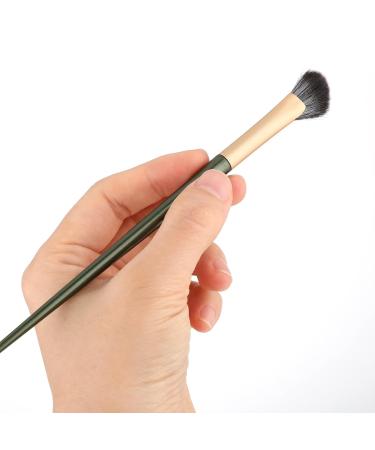 Yolev Nose Contour Brush Set - 2 Half Fan-Shape Brushes for Dark Circles & Puffiness | Under Eye Concealer & Makeup Blending Tools - Buy Online on GoSupps.com