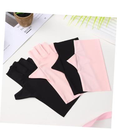 POPETPOP 8 Pairs Nail Gloves Black Fingerless Gloves Women Uv Rays Gloves Anti Gloves for Gel Nails Fingerless Gloves Uv Anti Uv Gloves Nail Art Gloves Manicure Nylon - Buy Online on GoSupps.com