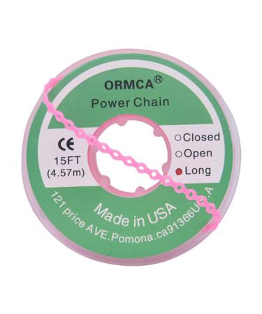 AnhuaDental Colorful Orthodontic Braces Rubber Chains - Pink, 18 Inches | Orthodontic Treatment Power Chains - Buy Online on GoSupps.com