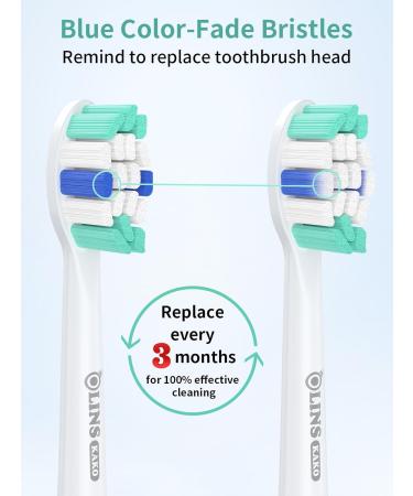 Replacement Brush Heads for Philips Sonicare Toothbrush - Pack of 8 E8-White | International Shipping Available - Buy Online on GoSupps.com