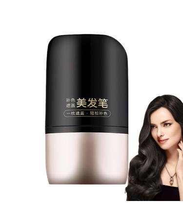 Coloration Express pour Cheveux - Tenue Longue Dur e et Anti-transpiration Peigne de Coloration pour Cheveux Gris Pour Domicile Bureau Voyage Week-end Rendez-vous Noir naturel