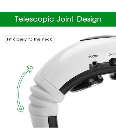 Portable Electrical Cervical Massager - Intelligent Electromagnetic Relief for Cervical Vertebrae | 6 Modes | Perfect for Home & Office Use - Buy Online on GoSupps.com