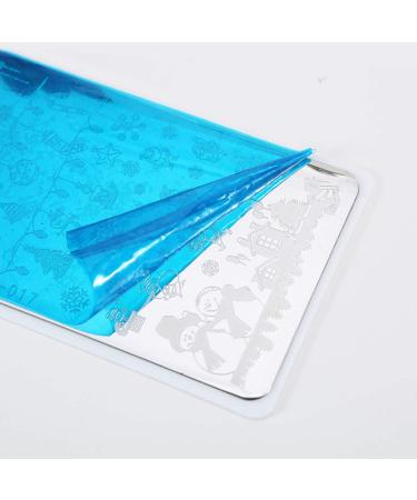 FRCOLOR 4Pcs Nail Stamping Plate Set - Halloween & Christmas Nail Art Templates Scrapers & Stamps for DIY Nail Art - Buy Online on GoSupps.com