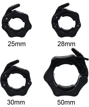 Latinaric Fitness Dumbbell Collars - Adjustable 25mm 28mm 30mm 50mm Barbell Collars for Secure Weightlifting - Buy Online on GoSupps.com