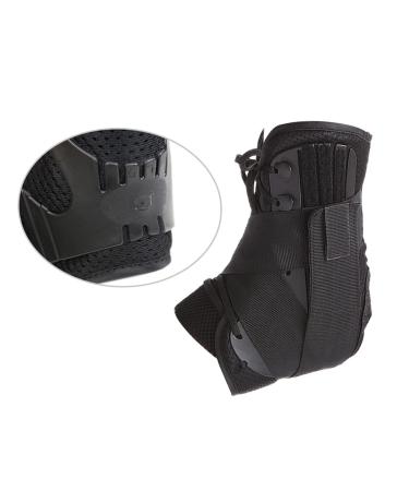 1pc Swelling Brace - Plantar & Achilles Tendon Support | Ankle Brace & Strap for Sports - Size M Black - Buy Online on GoSupps.com