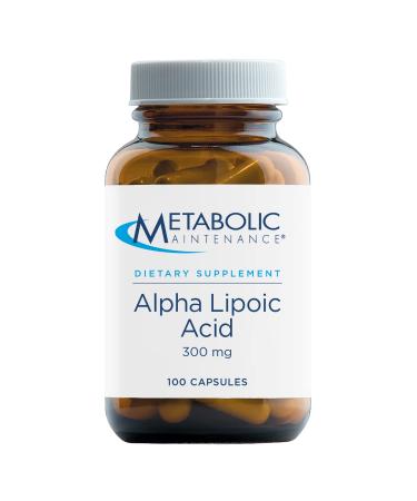 Metabolic Maintenance Alpha Lipoic Acid 300 mg 100 Capsules