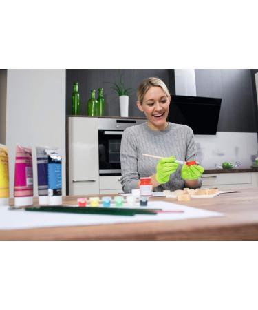 Vileda Rainbow Nitrile Disposable Gloves - 100% Nitrile 80 Pieces in 4 Bright Colors Size M/L - International Shipping Available - Buy Online on GoSupps.com