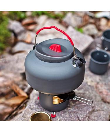 Alocs Camping Kettle - Premium Portable Tea & Coffee Pot for Outdoor Camping - Buy Online on GoSupps.com