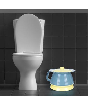 Chamber Pot Potty Urinals with Lid Portable Elderly Bedpan Toilet Urine Bucket for Disabled Women Men Patient Indoor Outdoor Home Travel Assorted Color - Buy Online on GoSupps.com