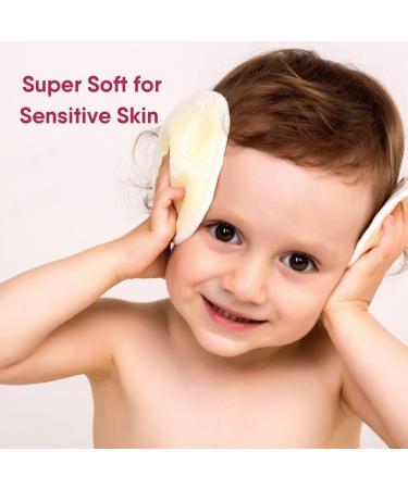 Organic Bamboo Nursing Breast Pads - 10 Washable Pads with Wash&Storage Bags - Reusable Nipplecovers for Breastfeeding - NatureBond - Buy Online on GoSupps.com