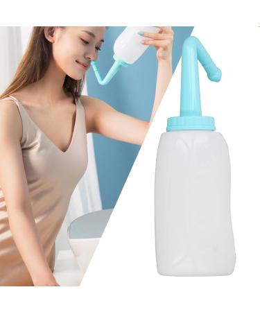 Gentle Nasal Rinse Kit 500mL - Congestion Relief Softens Mucus Easy to Use Suitable for All Ages with 2 Nozzles - Buy Online on GoSupps.com