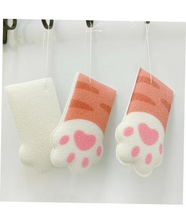 minkissy Cat Paw Bath Wipe Infant Bath Sponge Cat Paw Shower Sponge Toddler Bath Sponge Bath Sponges Back Brush Dry Brush for Body Baby Kids Bath Sponge Cartoon Bath Sponge Painless Newborn 12.5x7.5cm - Buy Online on GoSupps.com