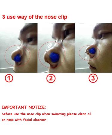 Zooshine Waterproof Silicone Swimming Earplugs Nose Clip Set - 6 Sets in Storage Box - Buy Online on GoSupps.com