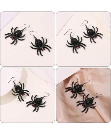 BESPORTBLE Spider Dangle Earrings - 3 Pairs Halloween Jewelry Gothic Ear Drops for Party Favors - Buy Online on GoSupps.com