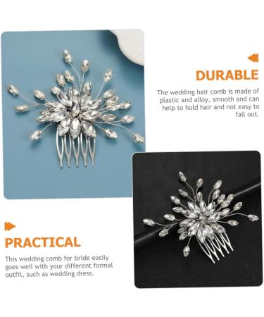 DOITOOL Hair Comb Hair Accessories for Bride Bridal Hair Accessories Bridal Accessories Prom Hair Accessories Bride Accessories Bride Headpiece Prom Headpiece Tiara Alloy Wedding Headband - Buy Online on GoSupps.com