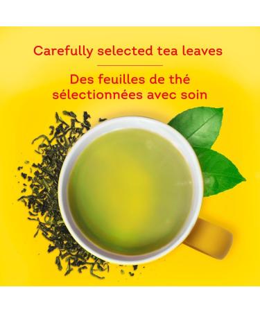 Lipton Lemon Ginseng Green Tea - 72 Count (Pack of 1) 100% Rainforest Alliance Certified Caffeinated Lemon Ginseng Green Tea 72 Count (Pack of 1) - Buy Online on GoSupps.com