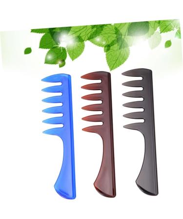 minkissy 3pcs Hair Spary Comb Hairdressing Accessories Fork Comb Hair Comb Combs Styling Comb for Men Plane Man Big Back M As Shown - Buy Online on GoSupps.com