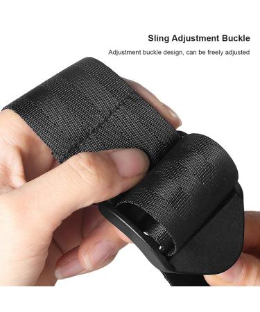 DZOZO Arm Sling - Adjustable Shoulder Immobilizer with Pocket - Breathable Black Support Brace - Buy Online on GoSupps.com