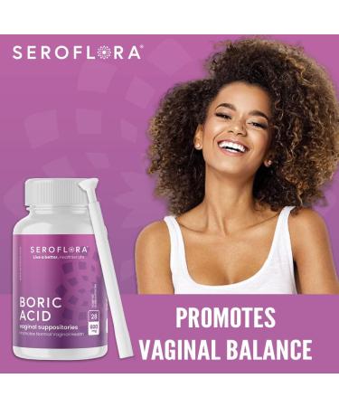 Boric Acid Vaginal Suppositories (28ct) with Applicators, pH Test Strips - Odor & Infection Support (40ct) - Buy Online on GoSupps.com