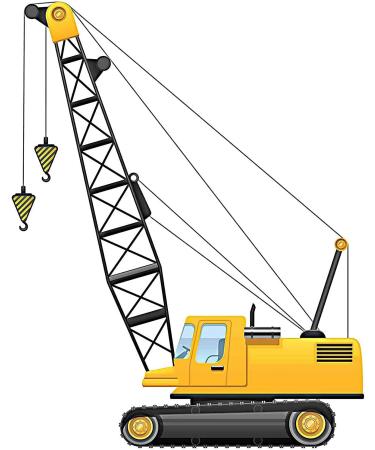 Set of 6 Construction Vehicles Children's Room Decoration Pictures | DIN A4 Truck Crane Digger Roller Car Stacker | Boy Baby Room Poster | Vehicle Decor for Construction Site Theme - Buy Online on GoSupps.com