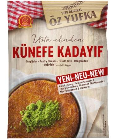 PUFAI Kataifi Kadayif Shredded Fillo Pastry Dough Kadaifi Taze Kadayif for Dubai Kunefe Kadaifi Chocolate 250g with Pistachio - Buy Online on GoSupps.com