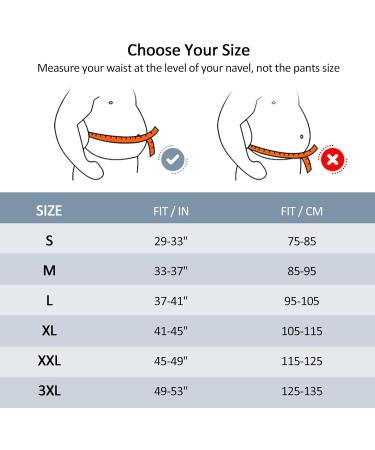 Wellsync Back Support Belt for Lower Back Pain Relief - S M L XL XXL with Adjustable Straps & 8 Struts - Ideal for Men & Women - Buy Online on GoSupps.com