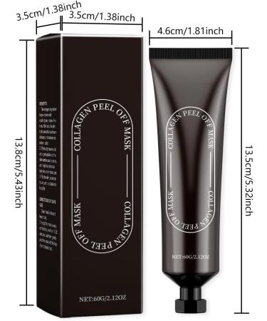 Crsetmyth Collagen Peel Off mask 60 g collagen overnight wrapping peel off facial mask collagen glow mask firming wrinkle facial mask collagen night wrapping mask reduces fatigue and - Buy Online on GoSupps.com