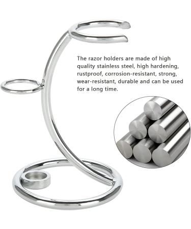 Buy Hypehyps Hypshype Stainless Steel Razor & Brush Stand | Portable Shaving Stands for Men - International Shipping - Buy Online on GoSupps.com