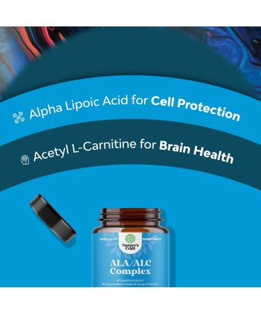 Alpha Lipoic Acid Supplement with Acetyl L-Carnitine - Boost Memory and Energy Levels - 60 Capsules - Buy Online on GoSupps.com
