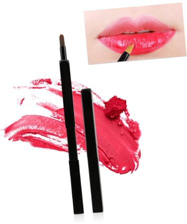 Lipstick Brush Travel Makeup Oval Magnifying Mirror Makeup Brush Tool Grey Wigs for Women Rosy Lips Travel Lip Brush Make up for Face Lip Liner Brush Portable - Buy Online on GoSupps.com