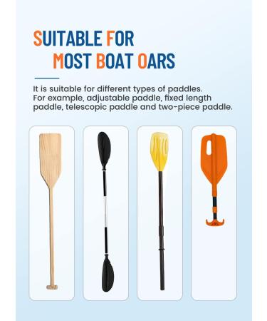 VNVM Kayak Paddle Leash 2 Pack  Paddle Leash Lightweight Coiled Kayak Rod Leashes for SUP Kayaking Canoing Fishing Boating Black 2 packs - Buy Online on GoSupps.com