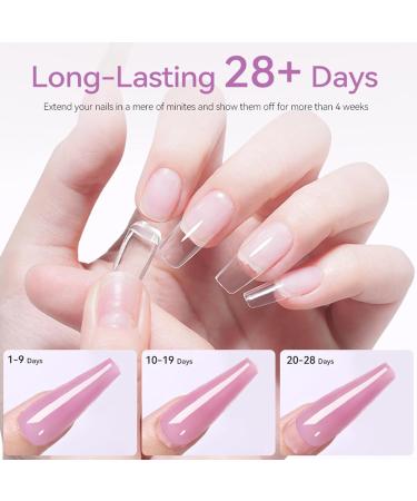 UV Gel Nail Glue | 8ml Odorless Adhesive UV Extension Glue | For Beginners and Professionals Nail Care Home Salon Manicure and Wedding - Buy Online on GoSupps.com