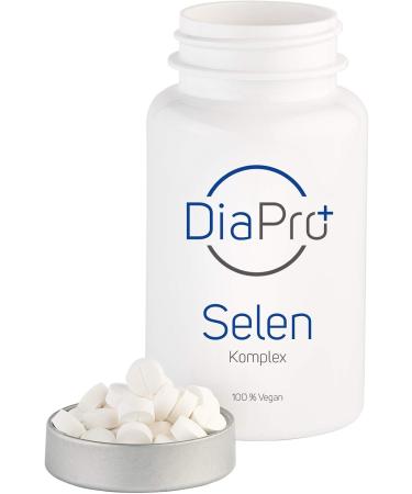 DiaPro Selenium Complex - High-Dose 200 mcg Vegan Tablets | 365 Tablets Lab Tested Annual Supply - Buy Online on GoSupps.com