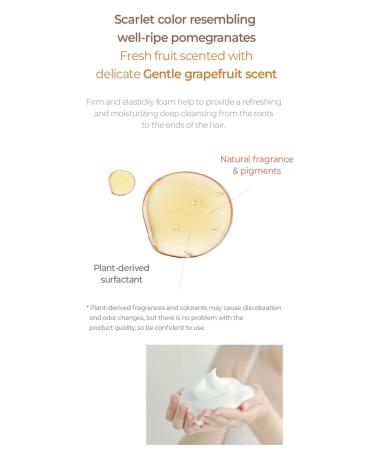 TheMogan True.LAB Pomegranate Shampoo - Natural Nourishment for Damaged Hair | Essential Oils & Plant-Based Protein | 135ml / 5.8 Fl Oz - International Shipping Available - Buy Online on GoSupps.com