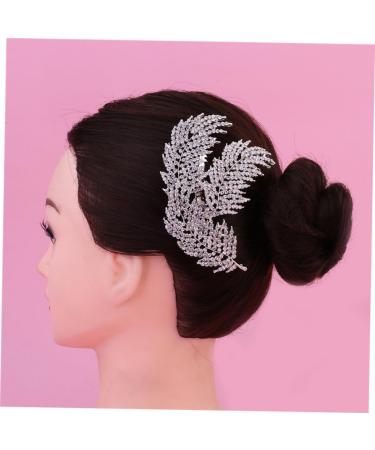 MAGICLULU Hair Comb Clip Tiara Bridal Wedding Hair Comb Hair Comb Slide Clip Hairpiece Rhinestone Hair Comb Rhinestone Comb Bride Dress Hairpin - Buy Online on GoSupps.com